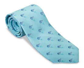 Aqua Marlins Necktie - F2850