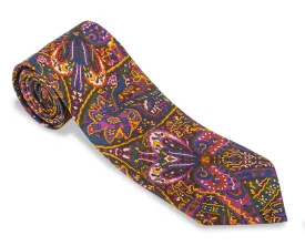 Blue Morrell Paisley Necktie - F5366