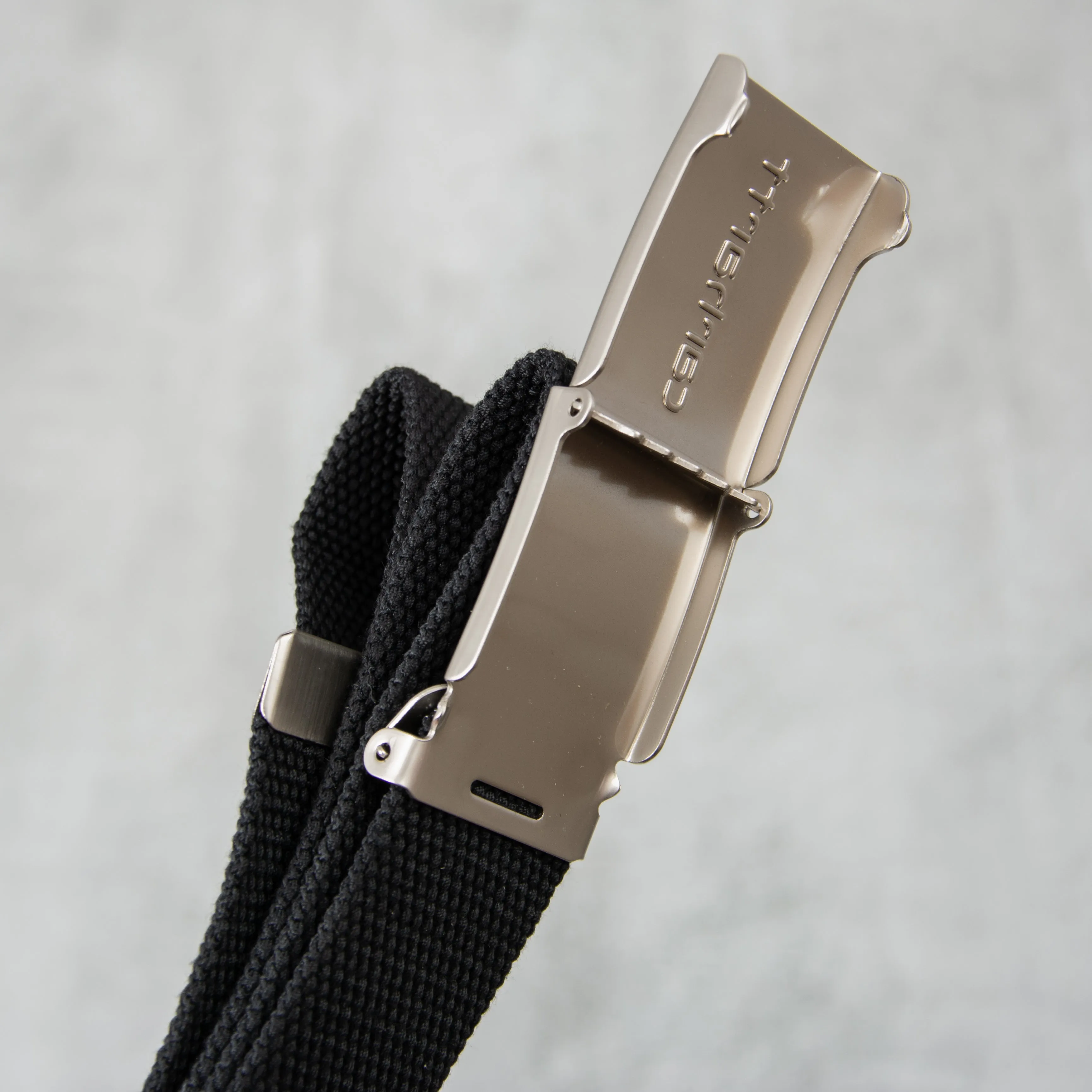 Carhartt WIP Clip Belt Chrome - Black