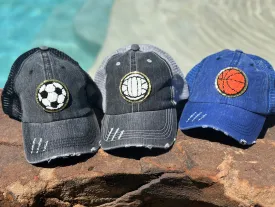 Chenille Sports Caps