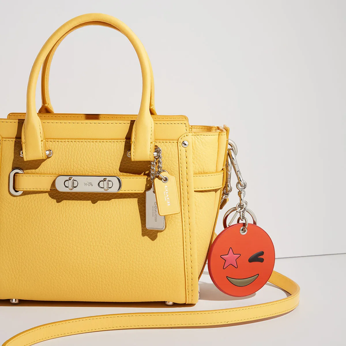 COACH Cheeky Emoji Bag Charm