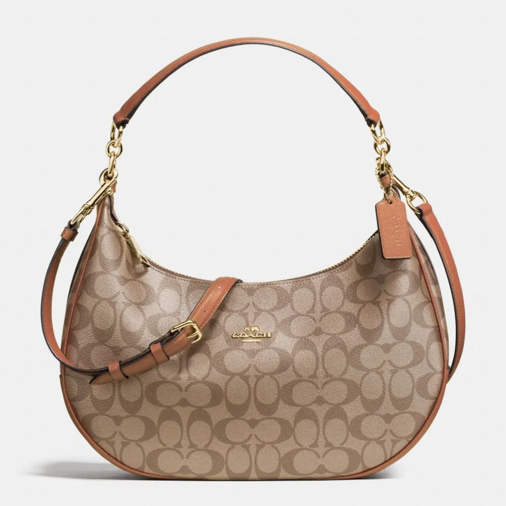 COACH HARLEY EAST/WEST HOBO IN SIGNATURE F38267