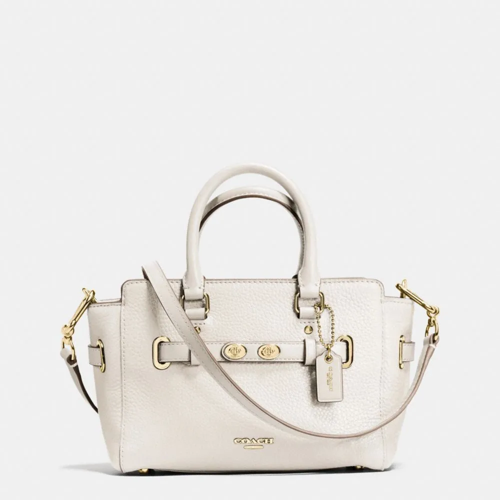 COACH MINI BLAKE CARRYALL IN BUBBLE LEATHER