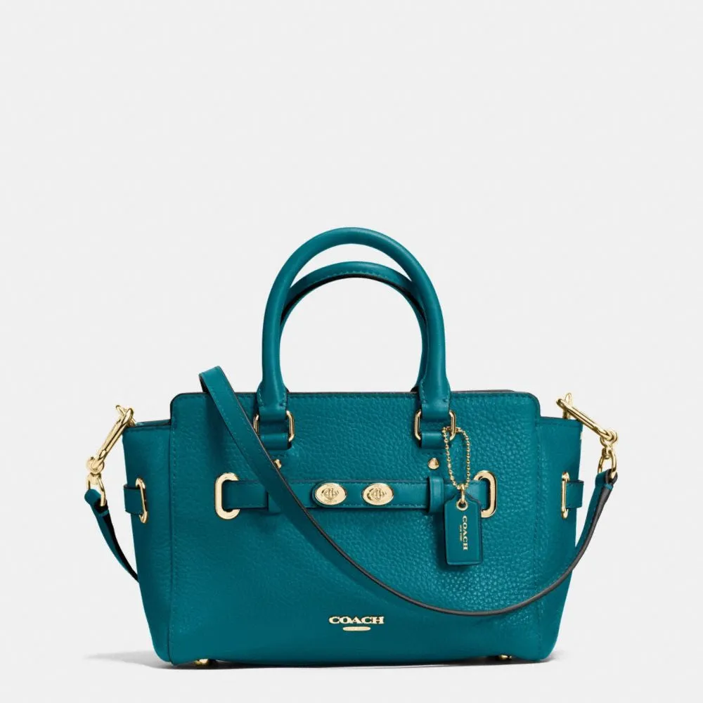 COACH MINI BLAKE CARRYALL IN BUBBLE LEATHER