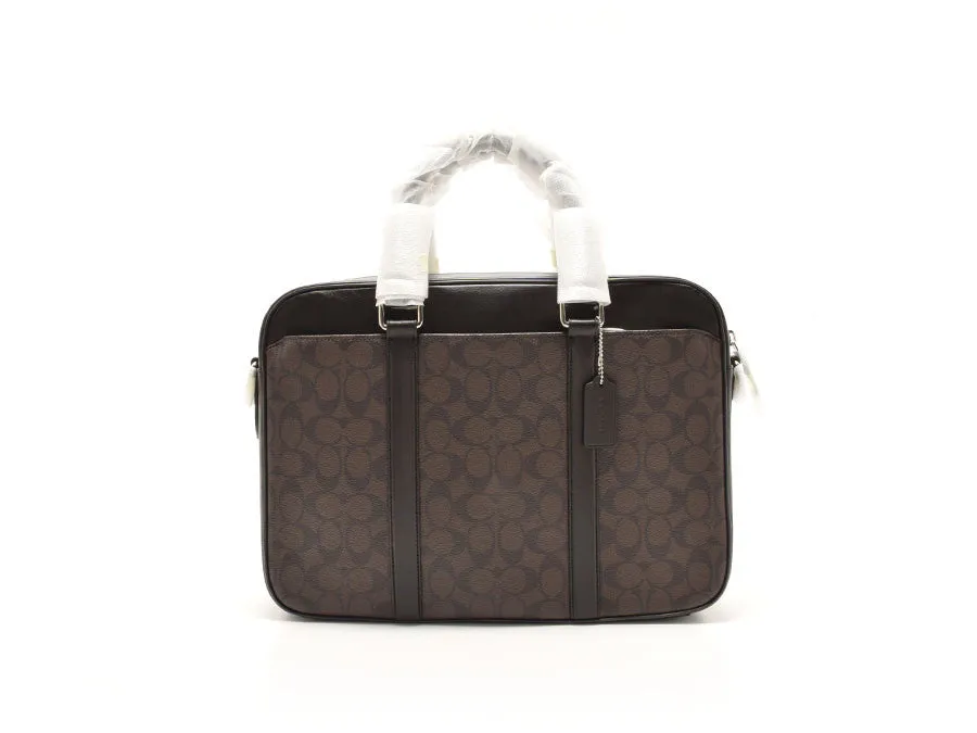 COACH PERRY SLIM BRIEF IN SIGNATURE