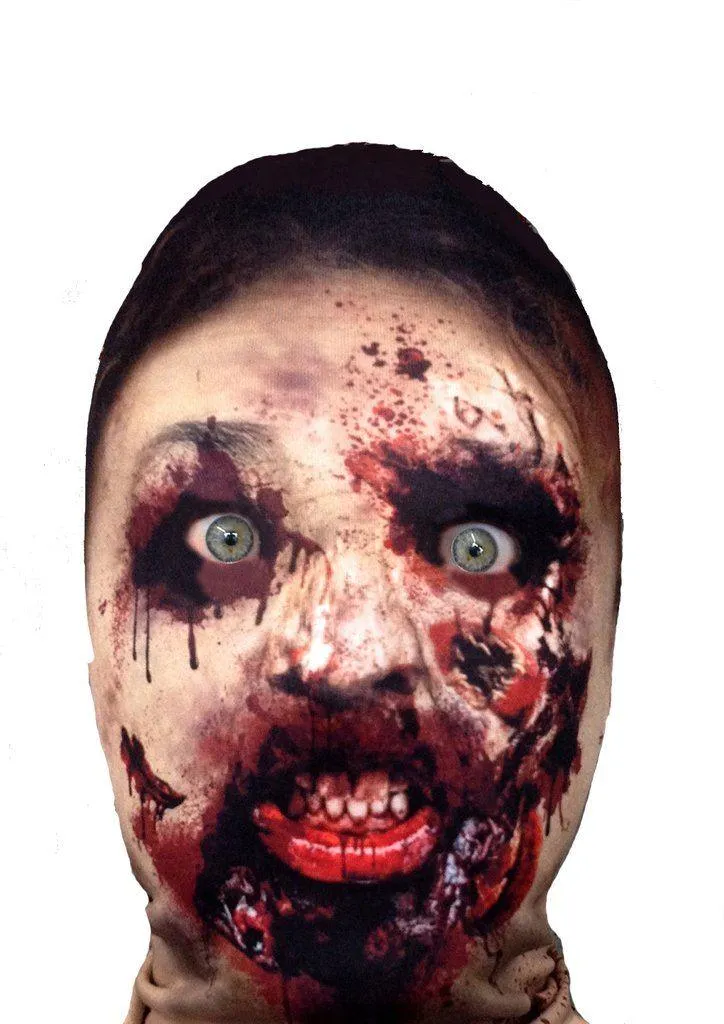 FACE SKINZ - 3D Effect Zombie Version 2 - Face Mask