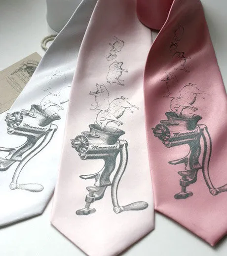 Meatgrinder Silk Necktie