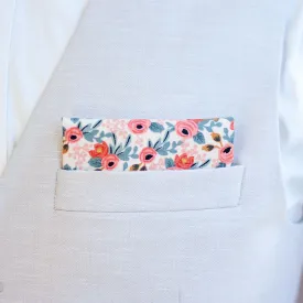 Men's Pocket Square / Rosa In Peach