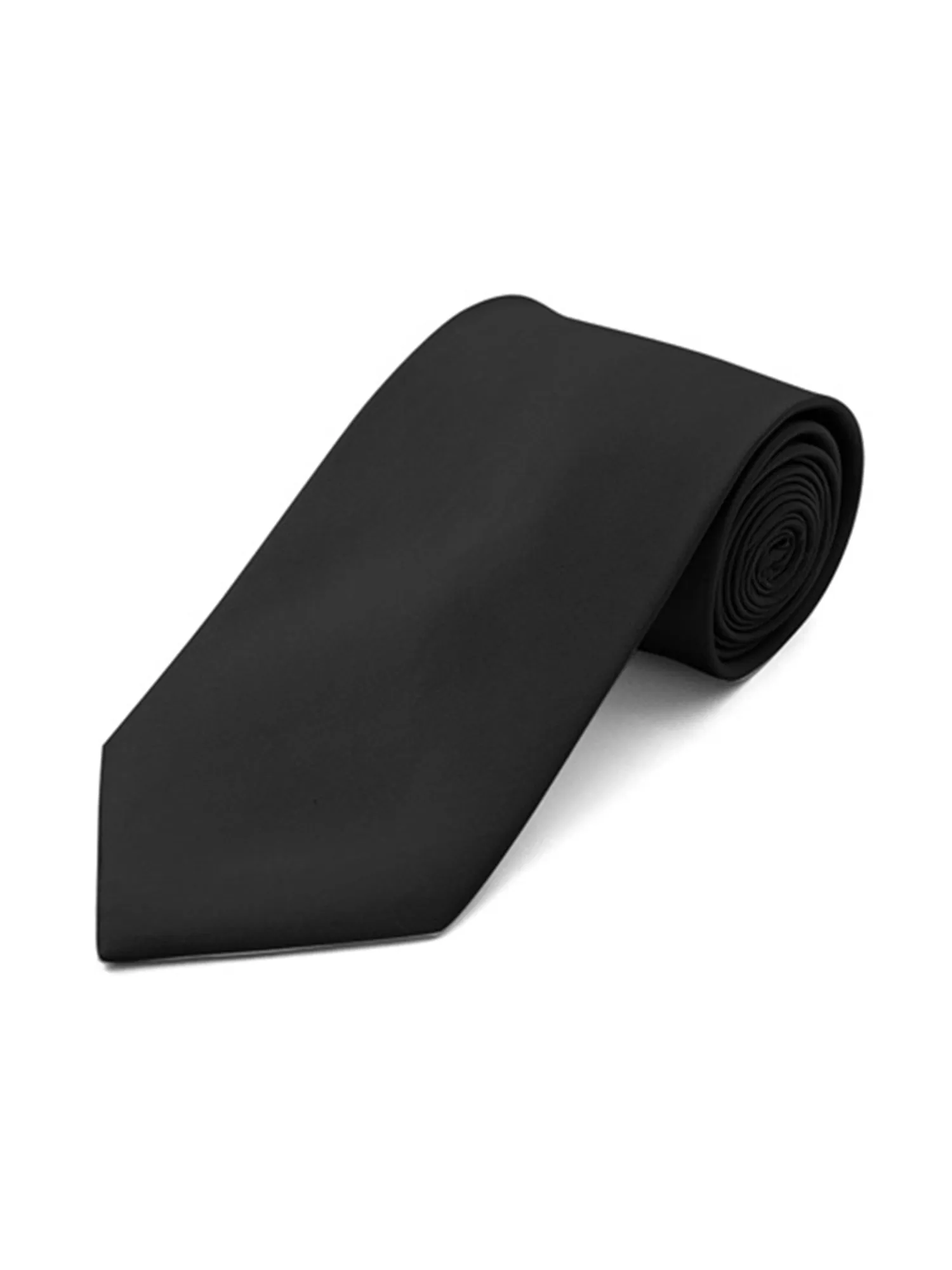 Men's Solid Color 2.75 Inch Wide And 57 Inch Long Slim Neckties