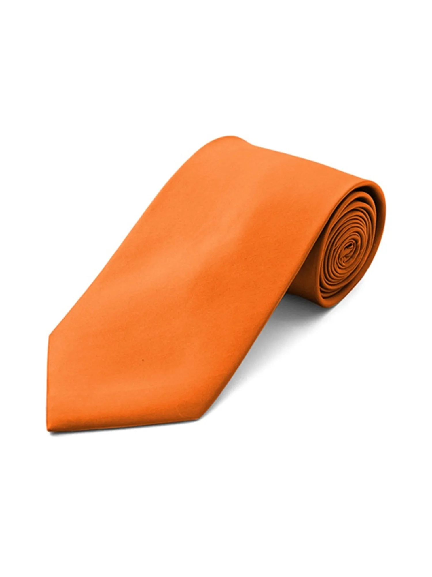 Men's Solid Color 2.75 Inch Wide And 57 Inch Long Slim Neckties