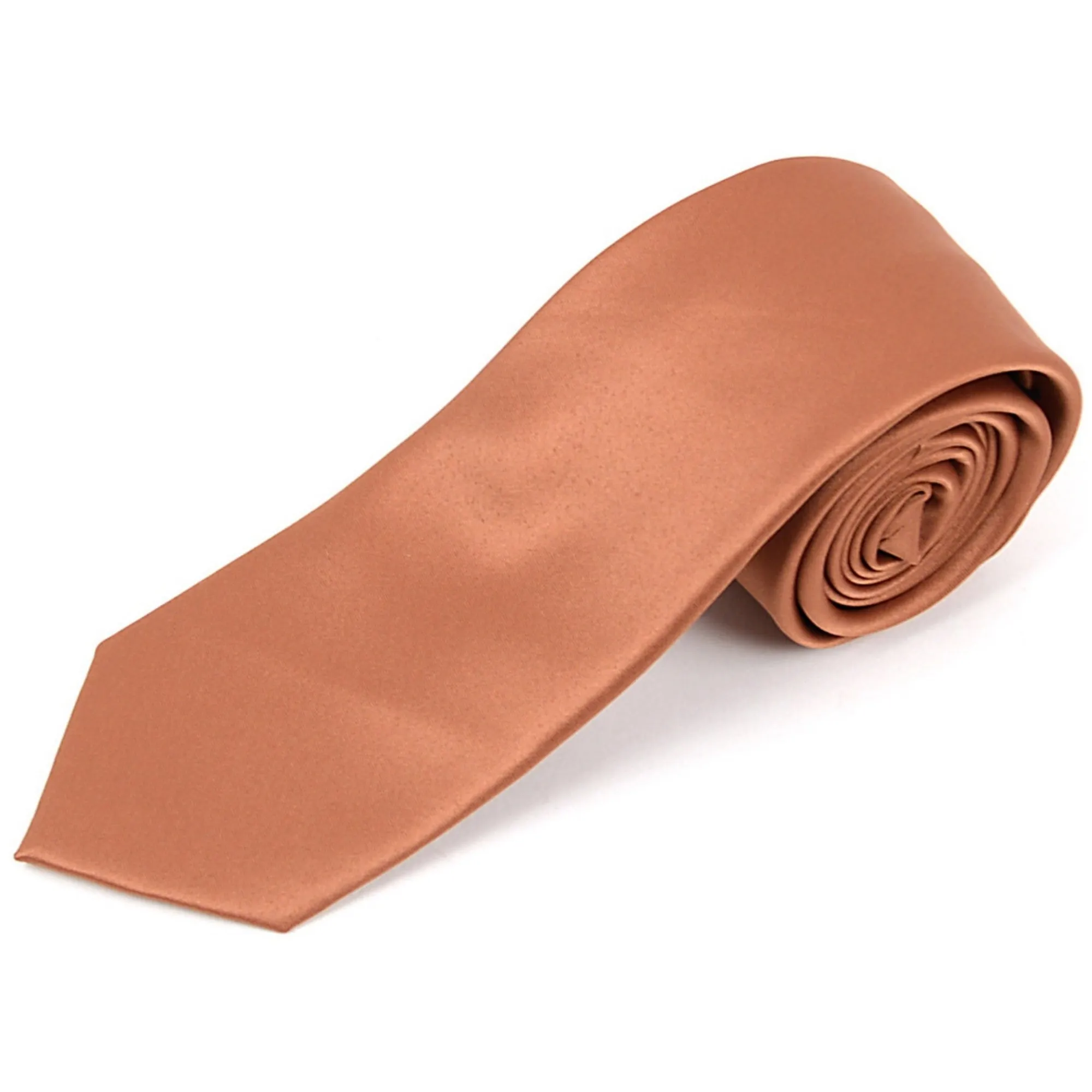 Men's Solid Color 2.75 Inch Wide And 57 Inch Long Slim Neckties