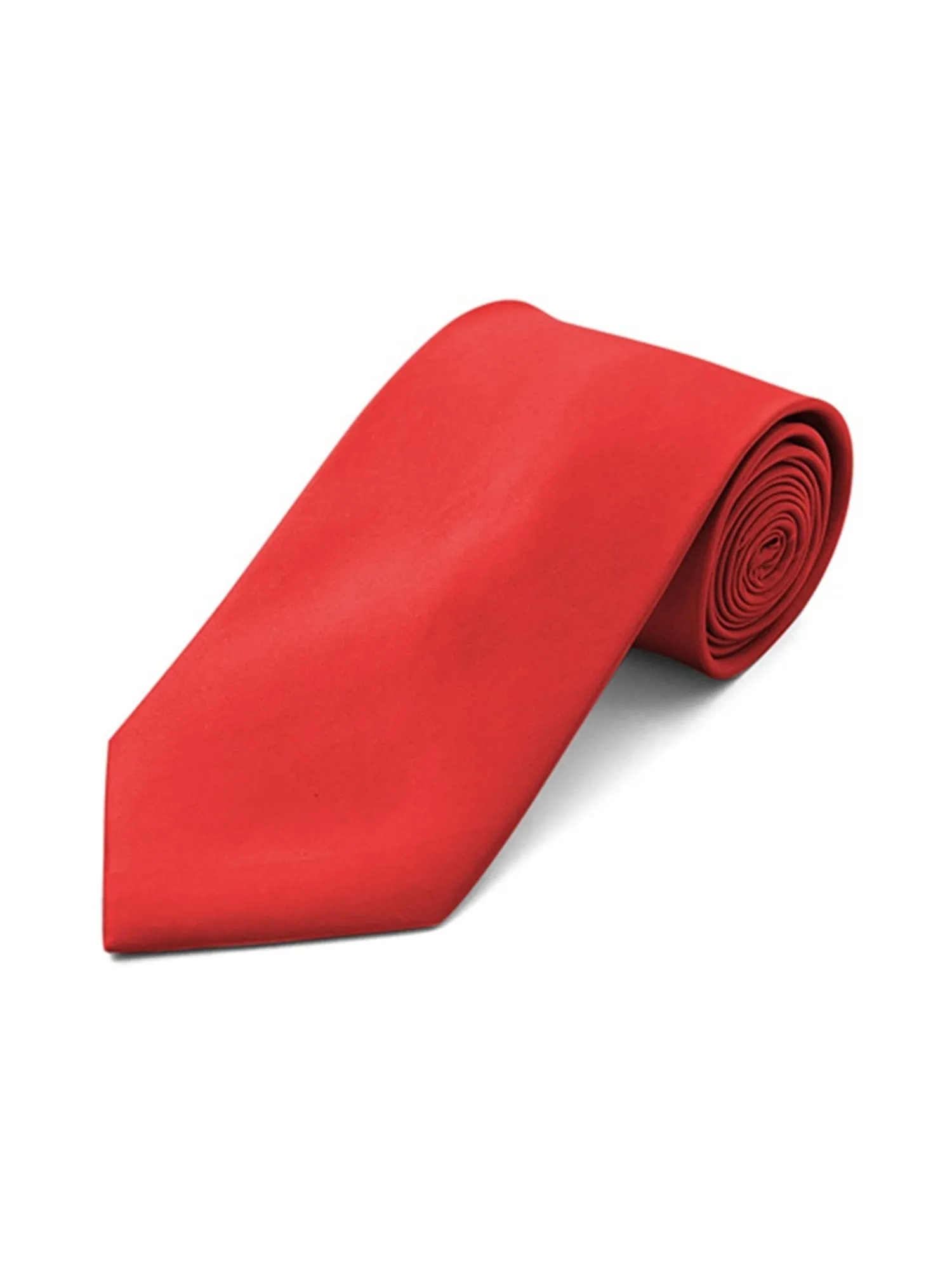 Men's Solid Color 2.75 Inch Wide And 57 Inch Long Slim Neckties