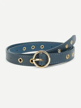 Metal Eyelet Belt