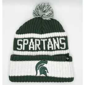 Michigan State Spartan Helmet Bering Cuff Knit Hat