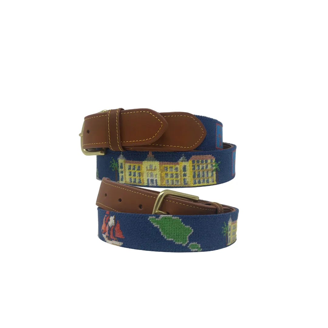 Needlepoint Custom Belts, Personalized Hand stitched belts to fit your personality!