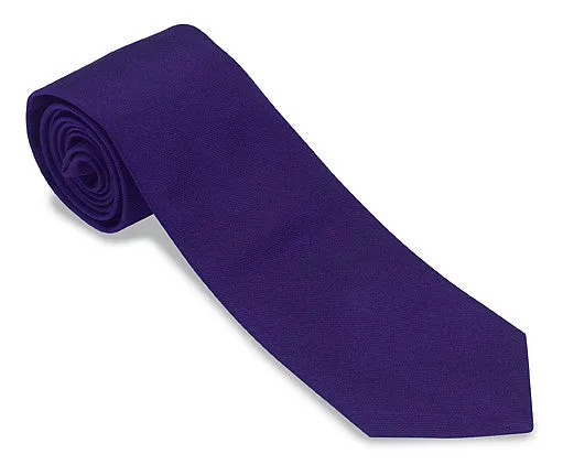 Purple Derwin Repp Necktie - F2655