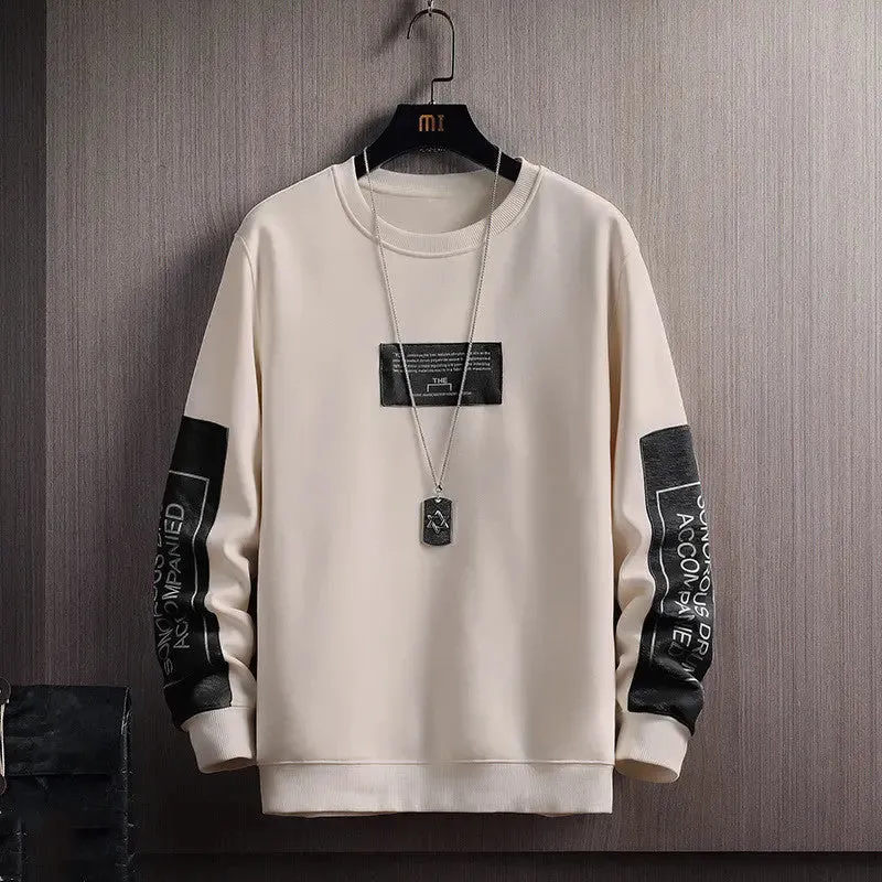 Round Neck Loose Trendy Sweatshirt