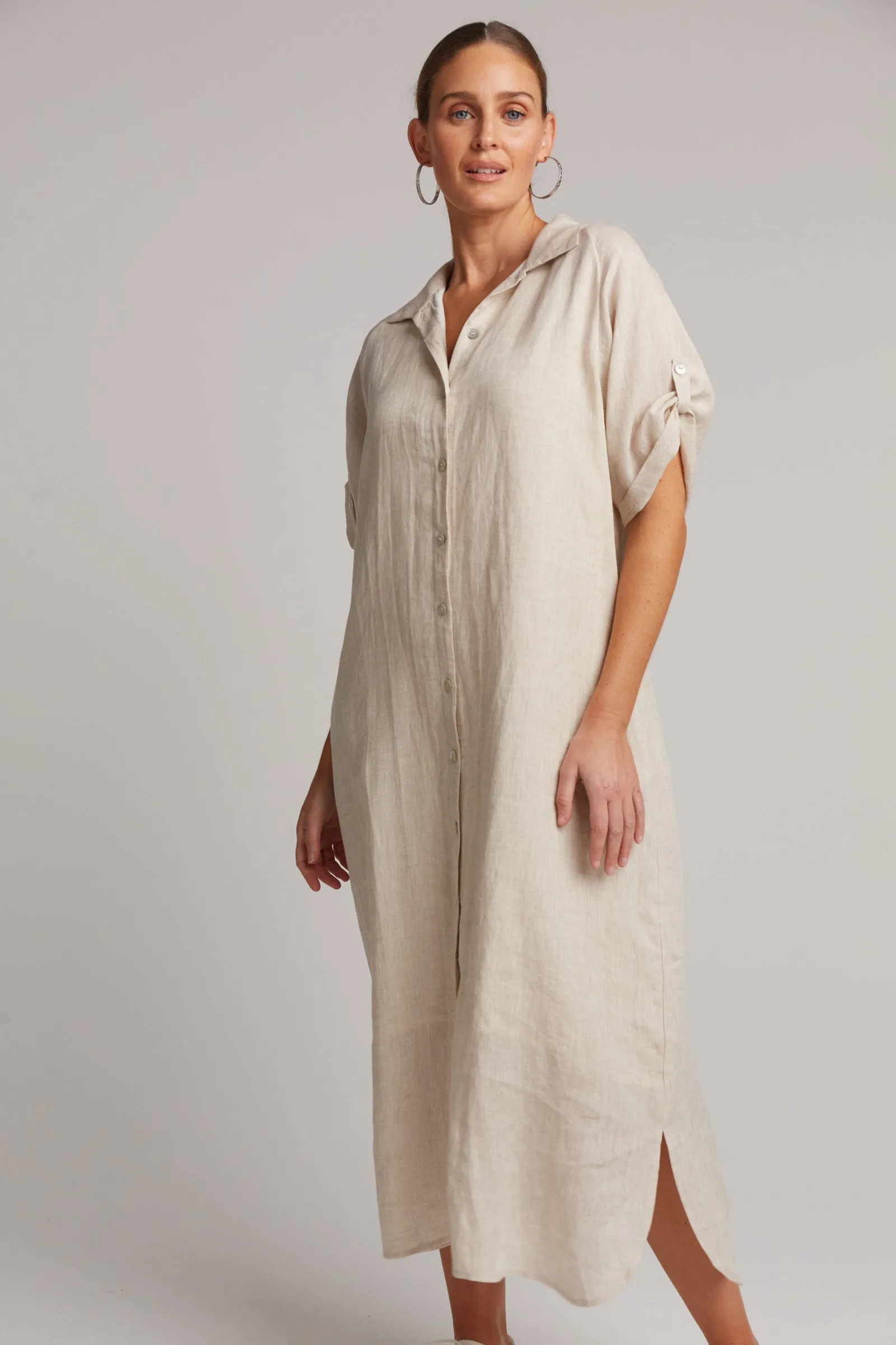 Studio Shirt Dress - Tusk