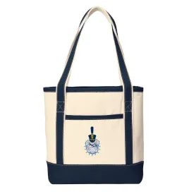 The Citadel, Spike Logo, Medium Cotton Canvas Boat Tote