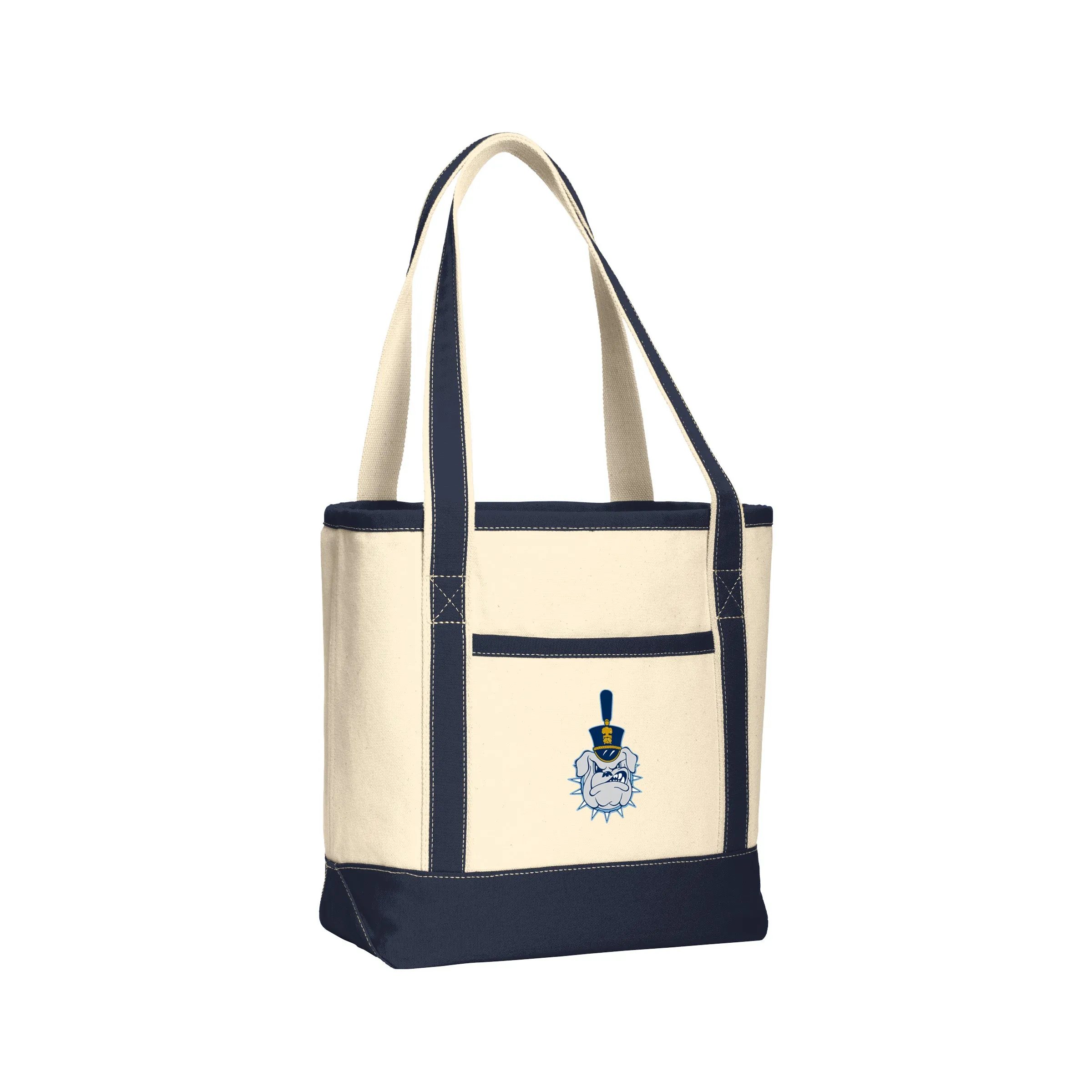 The Citadel, Spike Logo, Medium Cotton Canvas Boat Tote