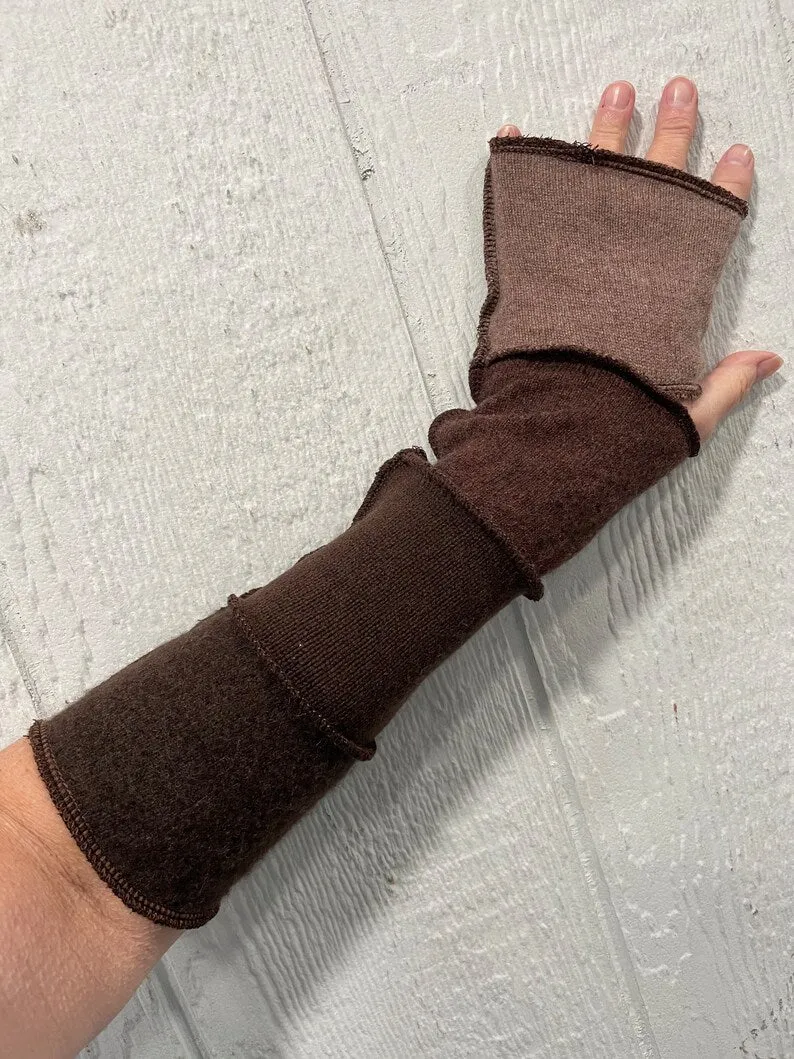 Upcycled Cashmere Wrist Warmers